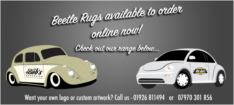 Classic and new beetle rugs sets available to order below