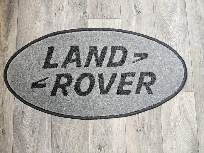 Land Rover Oval Rug with Logo