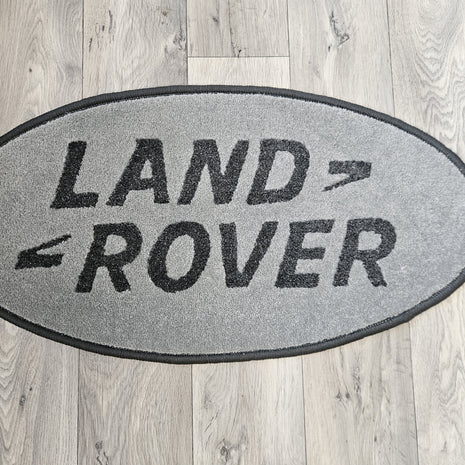 Land Rover Oval Rug with Logo
