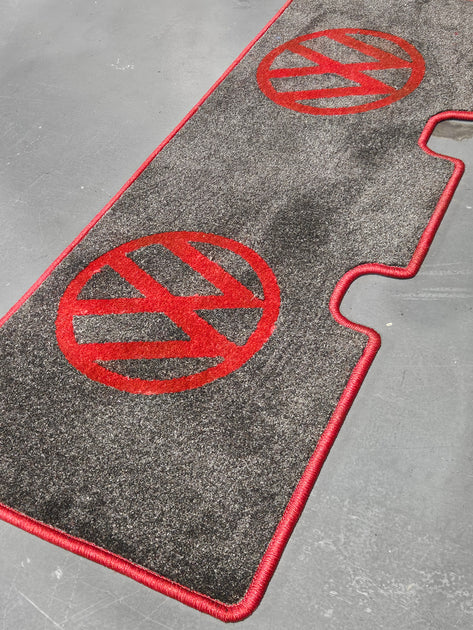 Vw T4 Rear Rugs T6.1 Kombi Rug 3 seat pedestal configuration. | Fat Bob's Emporium