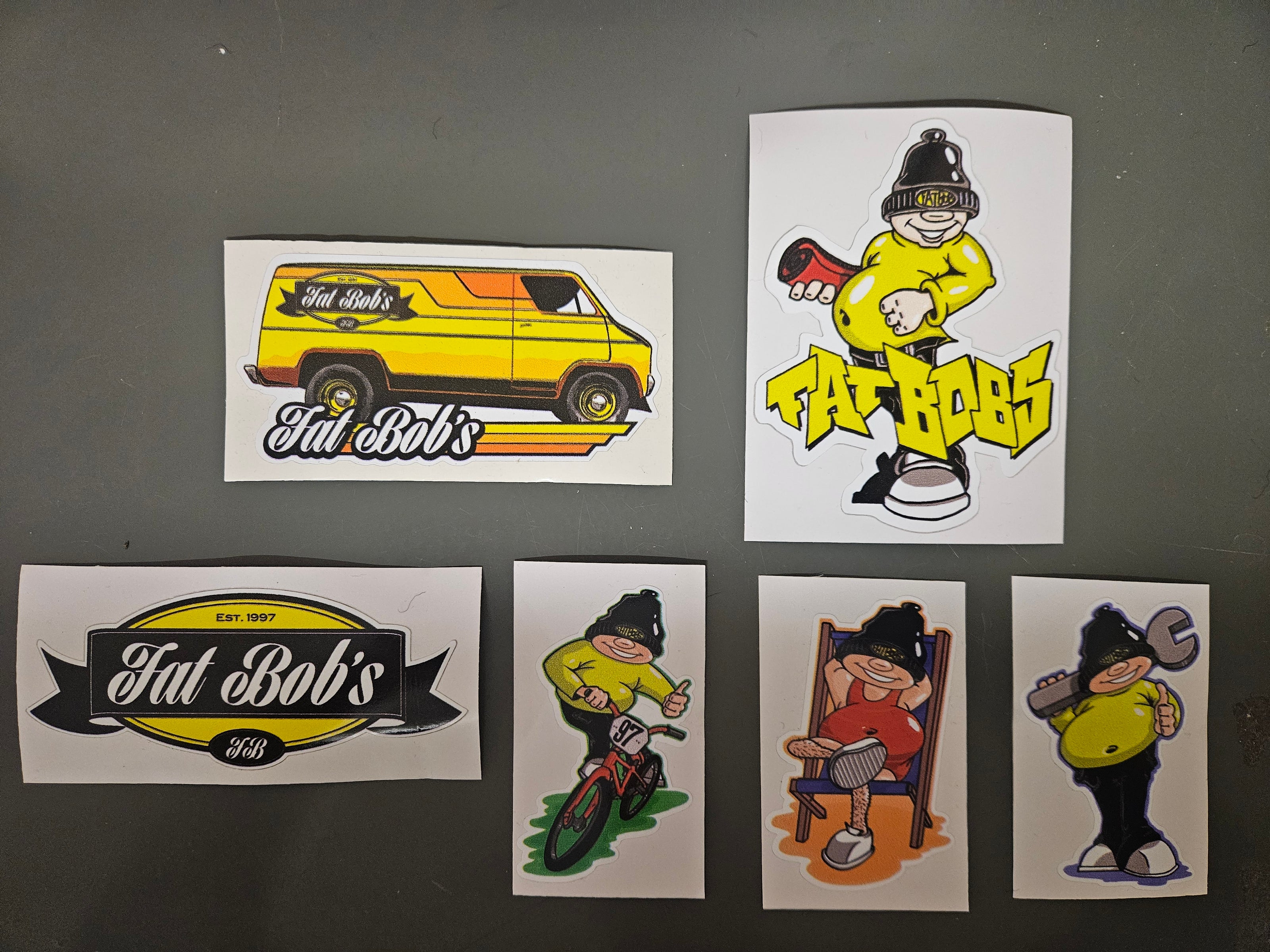Fatbobs Sticker Pack (6)