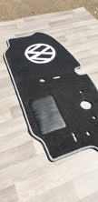 Early Bay - Cab Rug with VW Logo