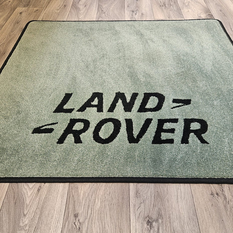 Land Rover Rectangle Rug with Logo - 100cm x 80cm