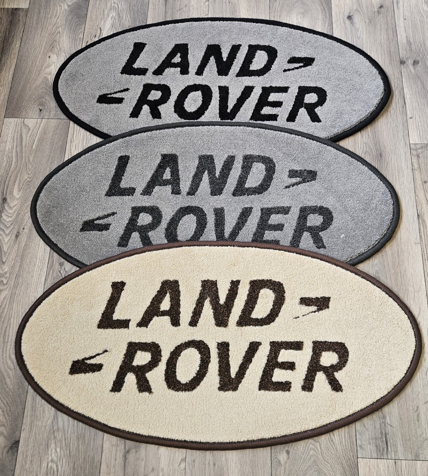 Land Rover Oval Rug with Logo
