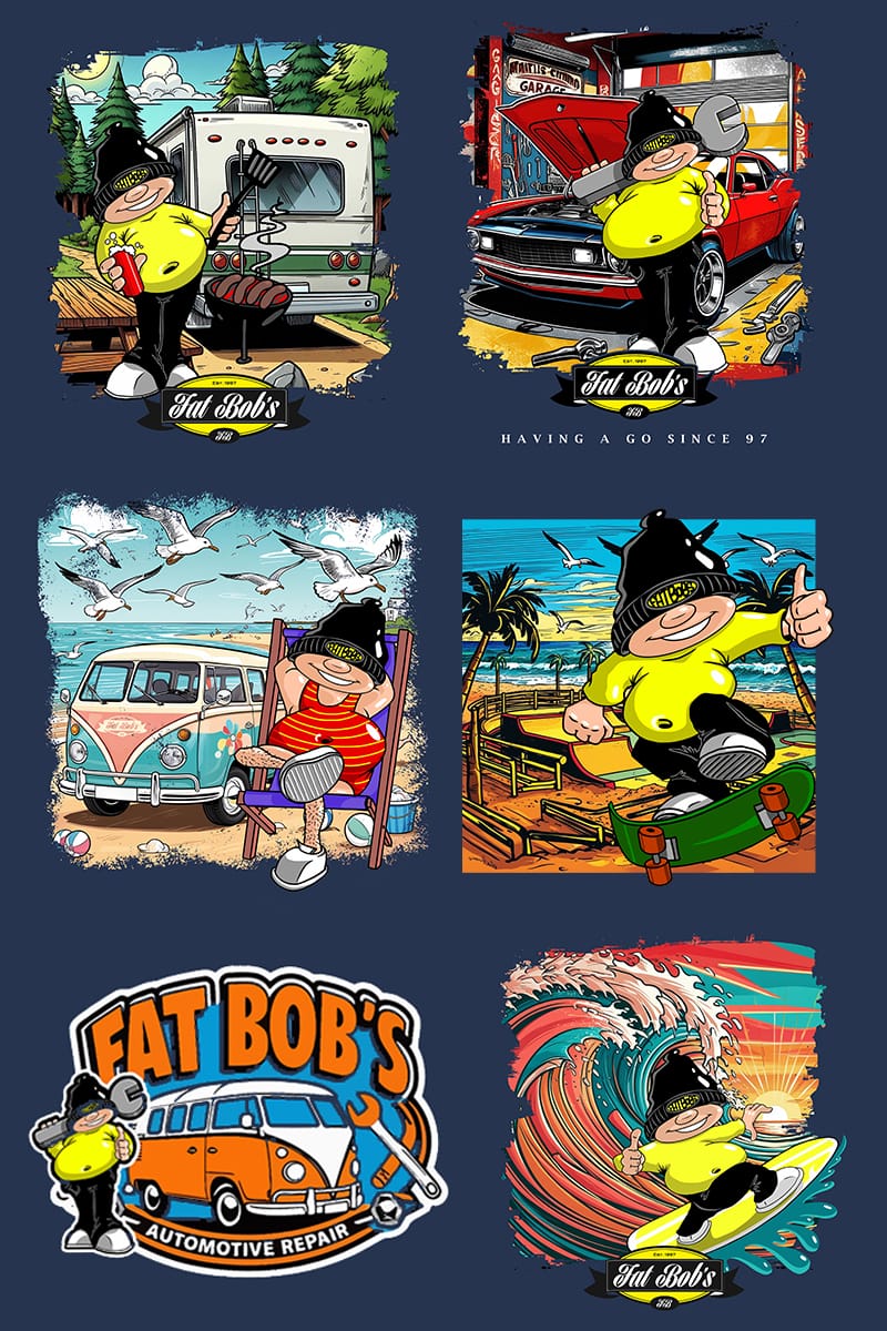 Fatbobs Signature Collection T shirts