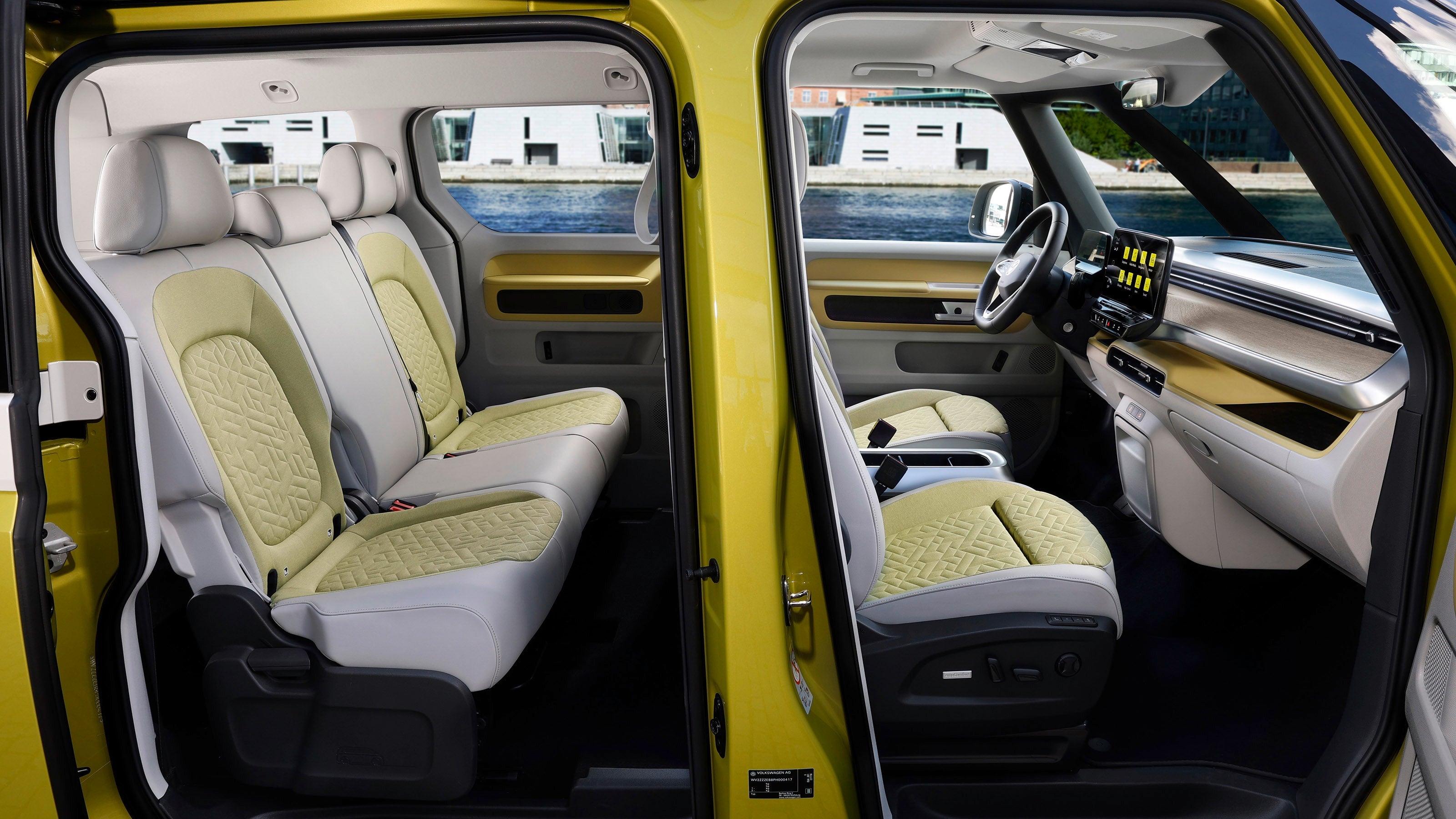 I D Buzz cabmat with VW Logo