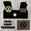 T4 cab mat set including cab mat, side steps, and living area rug