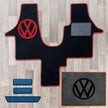 T5 cab mat set including cab mat, side steps, and living area rug