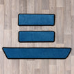 T5 side step rugs in blue and black colours